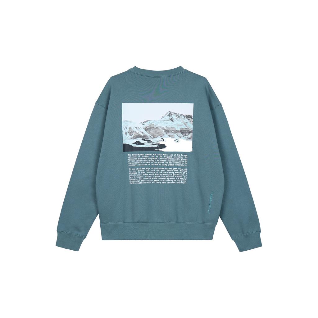 Nike ACG Fleece-Printed Sports Long Sleeve Sweatshirt Unisex Tops Green DJ1591-384