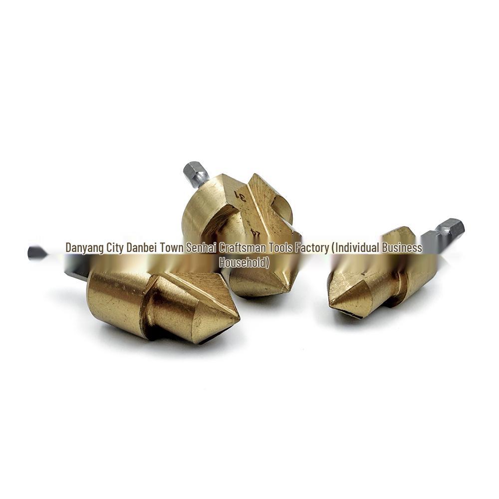 Stopniowy wiertło do rur PPR z chwytem sześciokątnym, dwuzębne, do rur wodnych hydraulicznych, zakres 20/25/32mm – Wielowarstwowe pogłębianie i rozwiercanie.
