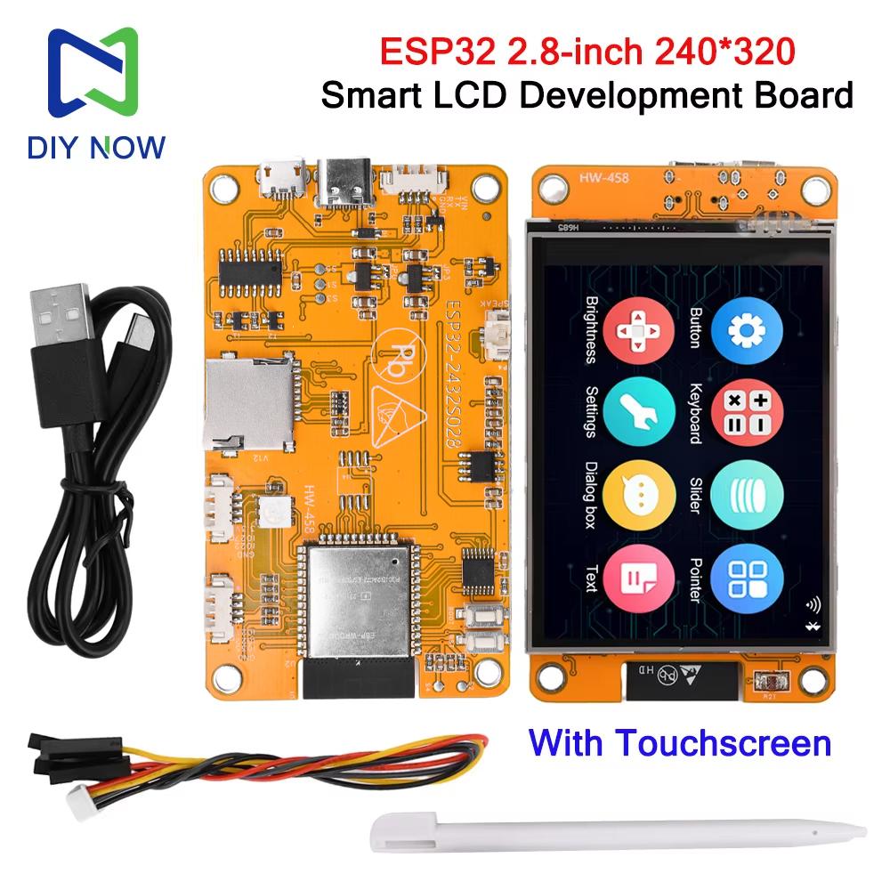 ESP32 2.8inch LCD TFT Module With Touch 240*320 Smart Display Screen WIFI&Bluetooth Development Board for Arduino LVGL