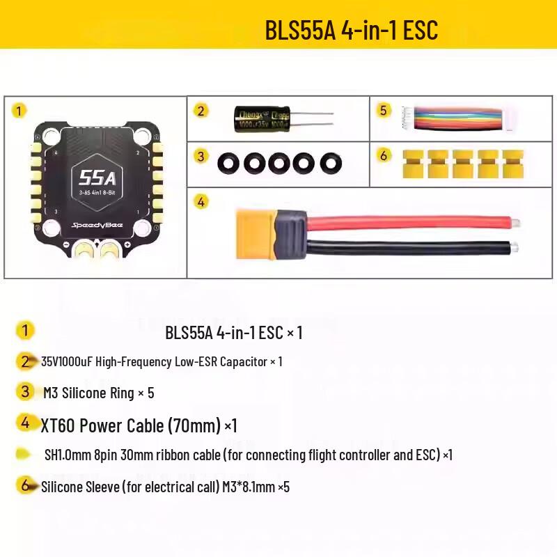 

Qishao BLS 55A 4-in-1 ESC