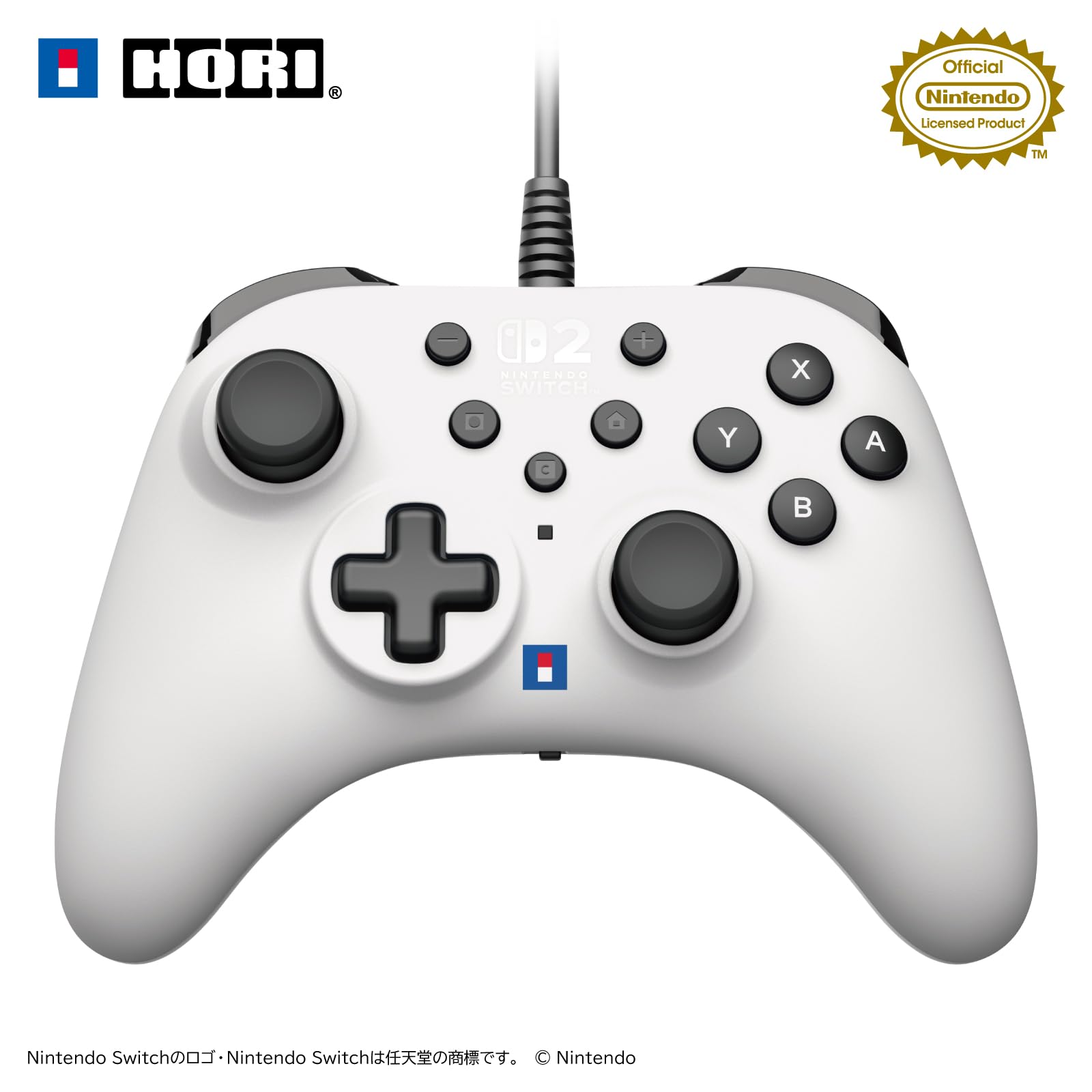 

HORIPAD TURBO for Nintendo Windows PC White Switch™ 2, білий