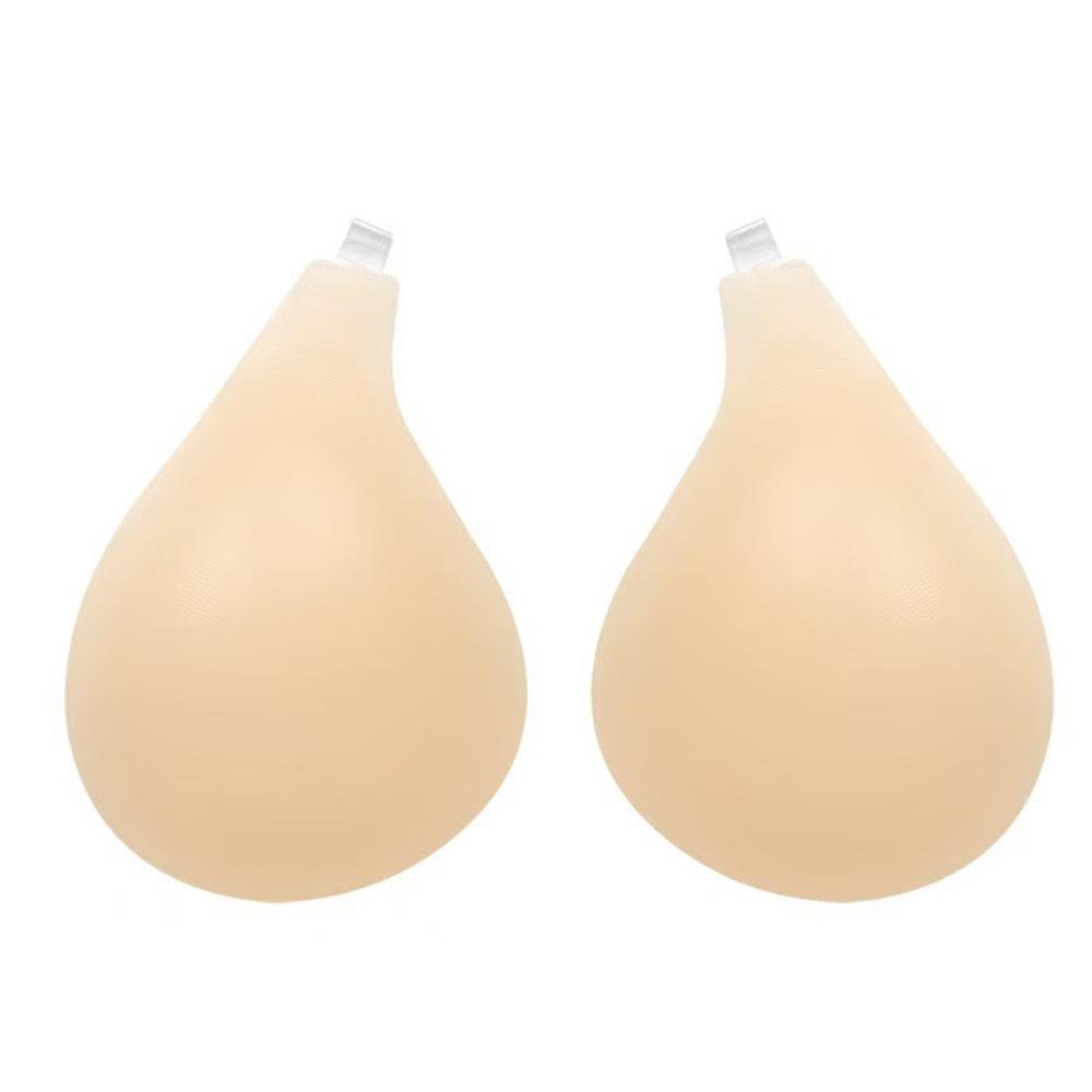 Silicone Teardrop Lifting Nipple Covers: Halter Neck, Invisible, Anti-Sag, Seamless, Spoon-Shaped Gathering Bra In Stock