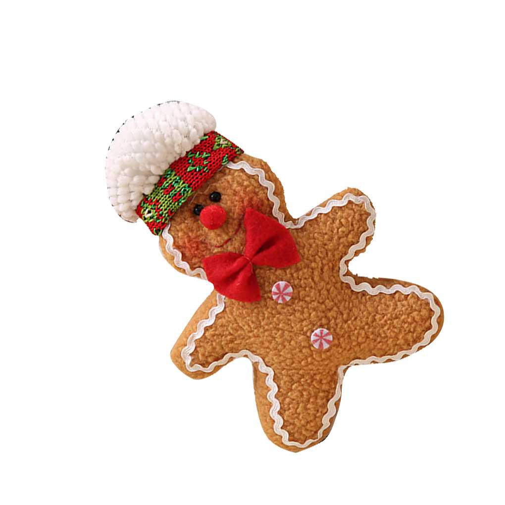 Gingerbread Man Merry Christmas Sock Tree Hanging Xmas Hanging Ornament Decor