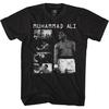 Muhammad Ali Boxen T-Shirt Collage Offiziell Herren Neu SM5XL 100% Schwarze Baumwolle Unisex T-Shirt