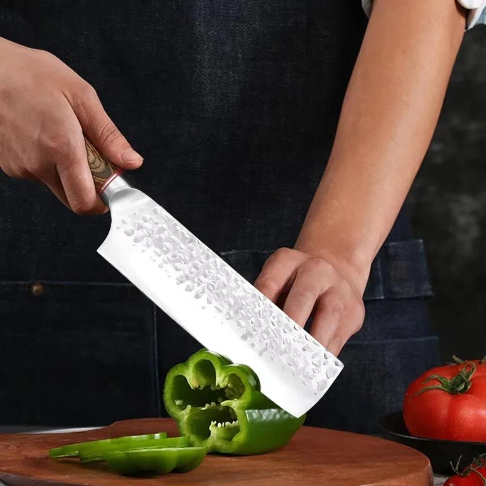Professional Cleaver Knife Forged Kitchen Knife Meat Fish Slicing Chef Stainless Steel Boning Knife for Cooking Tools