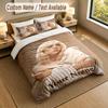Bedding Set 1 Duvet Cover 2 Pillowcases Billie Eilish Print Soft Bed Linen Bedroom Decor