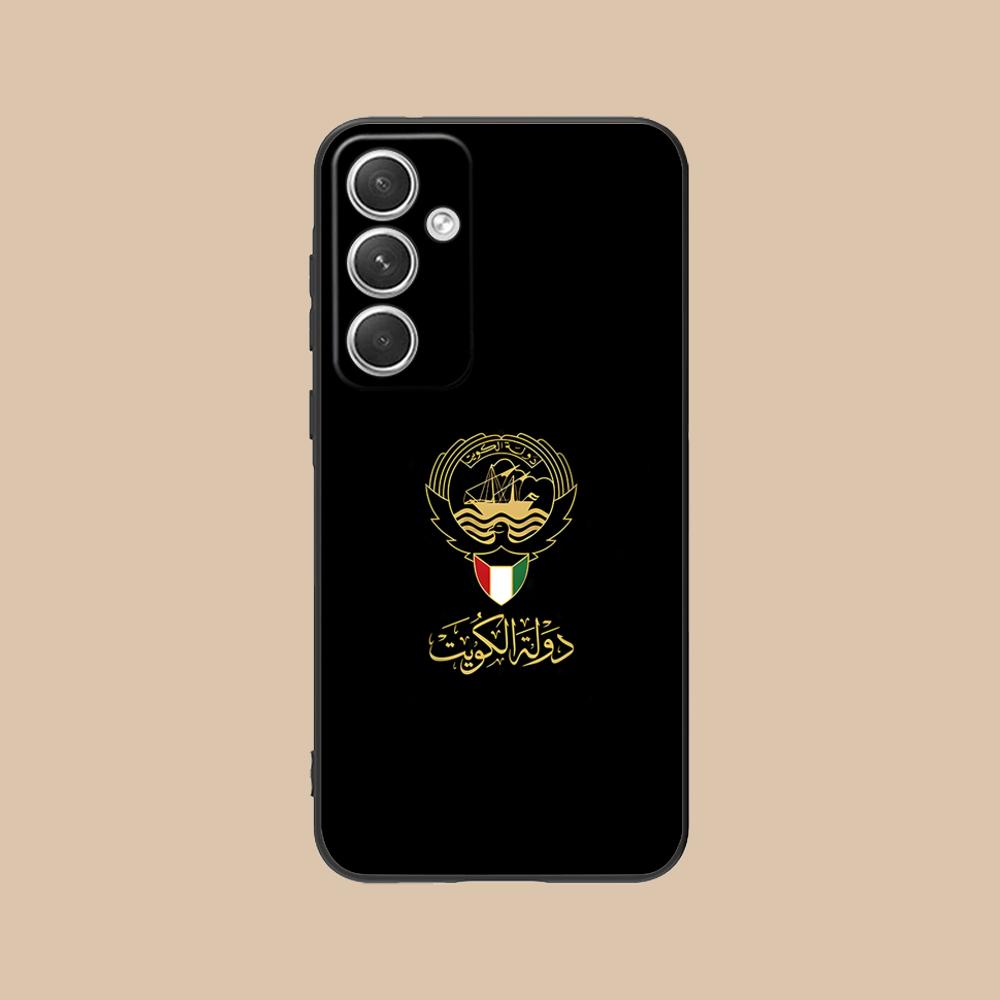 Kuwait Flag Mobile Cell Phone Case for Samsung Galaxy S25 S24 S23 S22 S21 S20 Note20 Plus FE Ultra Colour Cover Cover Pretty