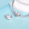Heart Series Charms Copper Forever Family Dangle Pendant Fit Bangle Bracelet Necklace Diy Jewelry