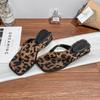 Yuanlitong slope heel flip-flops 5.5cm heightened version thick-bottomed toe slippers women's wear 2025 summer new