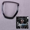 Carbon Fiber Style Steering Wheel Cover Trim Frame Fit for Ford Ranger Everest Endeavour 2015-