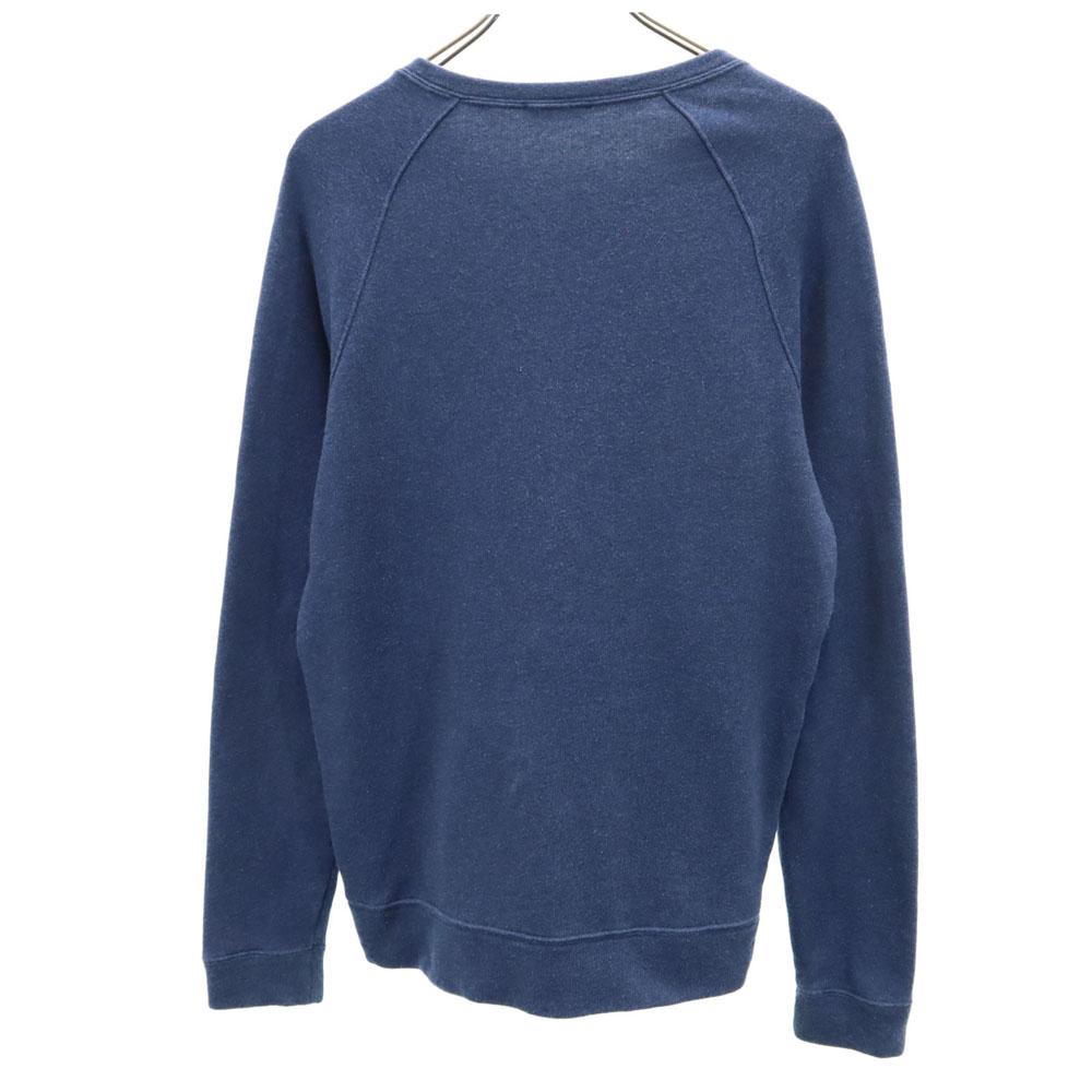 ZANONE Made In Italy Knit Switching Long Sleeve Sweat Trainer S Navy Men's Used