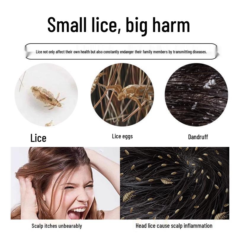 Extra-Dense Fine-Toothed Comb for Removing Dandruff and Lice, Ideal for Children's Hair