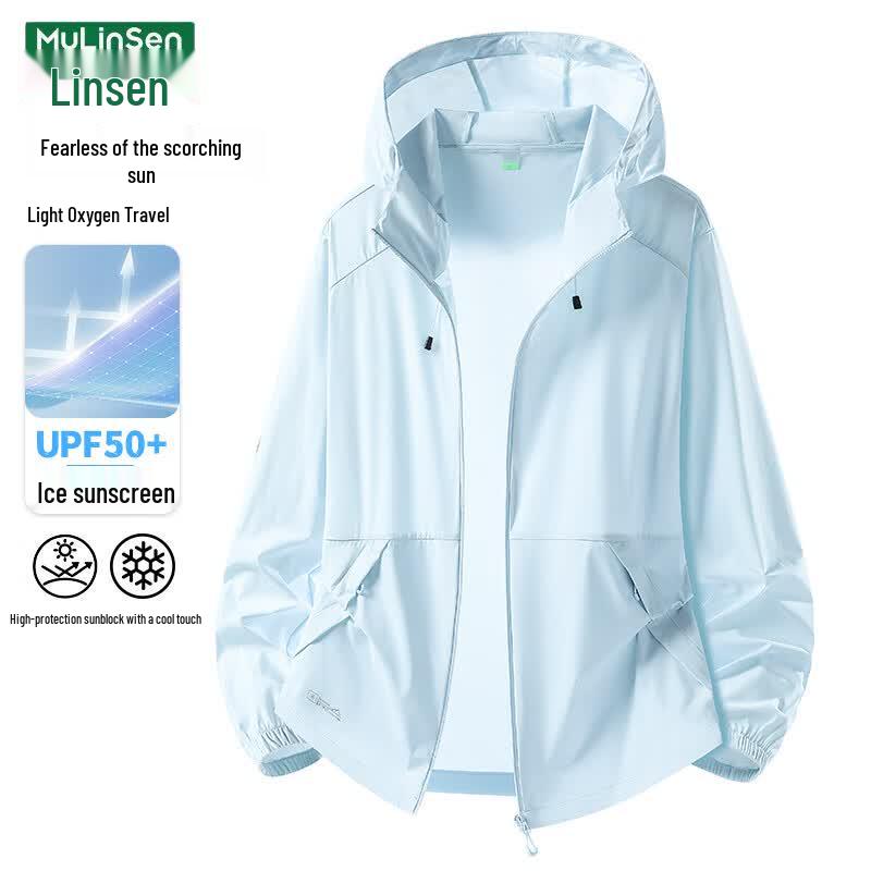 MULINSEN Women s UPF50+ Lightweight Hooded Sun Protection Jacket S