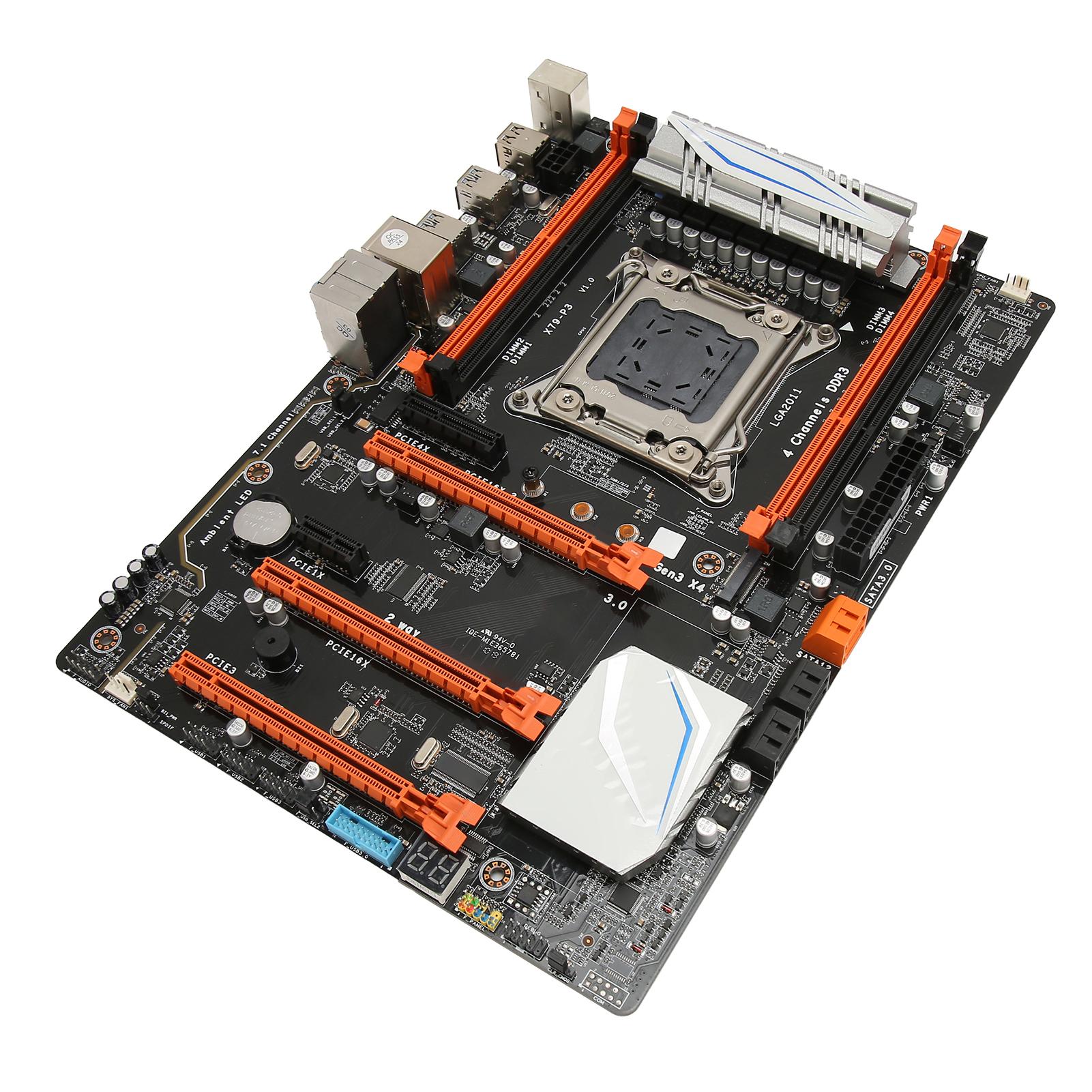 

Материнська плата X79‑P3 для комп ютера, 4 канали, підтримка LGA2011, E5 V1 V2CPU, 4 x 8 ГБ, 32 ГБ пам яті DDR3, ATX, ігрова