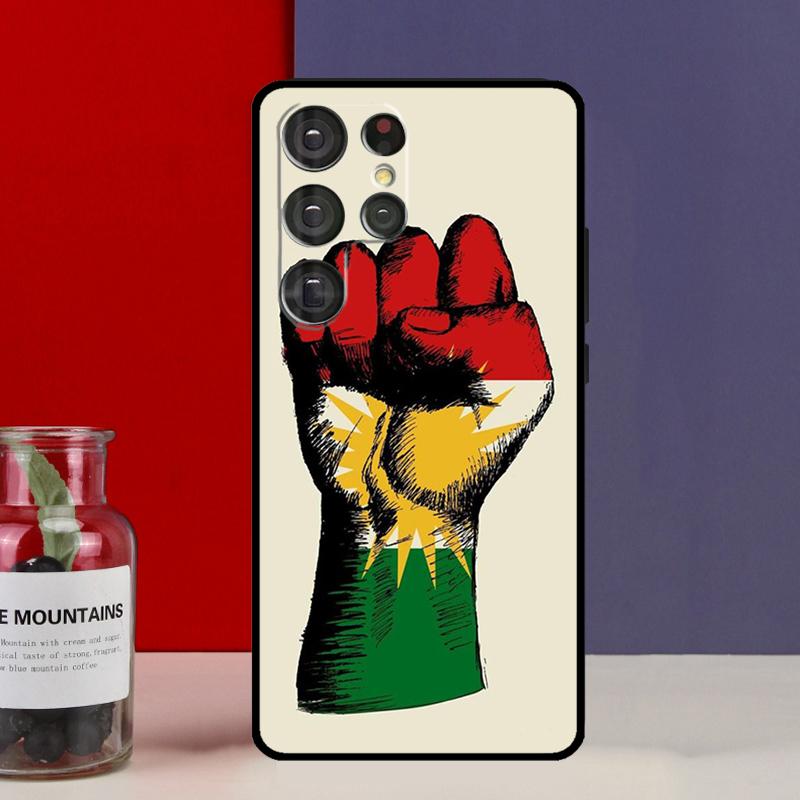 Kurdistan Flag Back Cover For Samsung Galaxy S20 FE S21 FE S22 S23 Ultra Note 20 10 S8 S9 S10 Plus Case