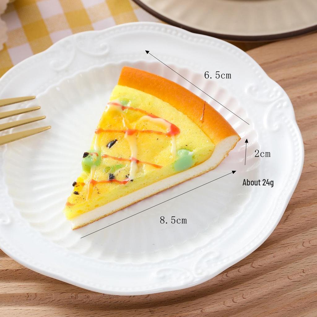 Dreieckiges Pizzastück Schlüsselanhänger & Magnet - Kreative Wohnkultur & Foto-Requisite