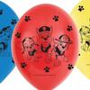 6 Ballons Latex Pat' Patrouille 23 Cm