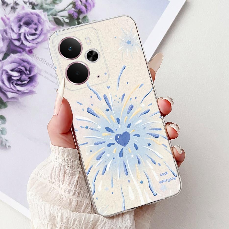 For Realme 14 5G Case RMX5075 Cool Dragon White Lion Painted Cover Soft Slim Phone Case For Realme 14T Realme14 T 5G Fundas Bags
