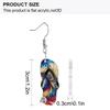 2D Summer Slippers Pattern Ear Jewelry Dangle Earring Daily Outfits Party Accessories Perfect Gift for Family/ Friends
