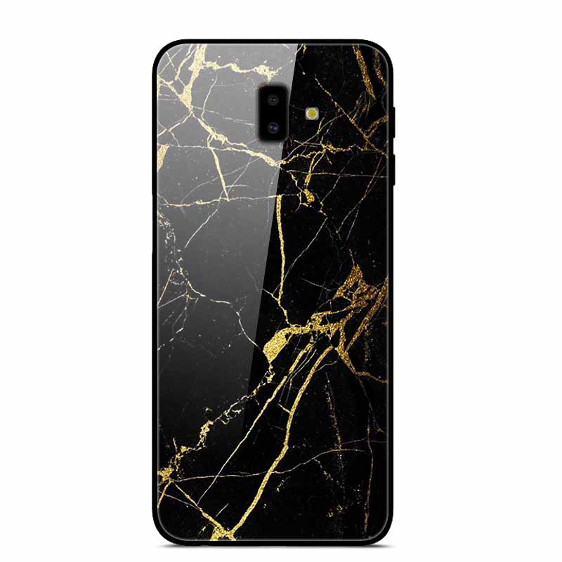 For Samsung J6 Plus Cases J4Plus J8 2018 Fashion Tempered Glass Hard Back Case For Samsung Galaxy J8 2018 Cover J6 J4 2018 Funda