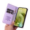 For Motorola Moto G86 5G/G86 Power 5G Phone Cases YIKATU Magnetic Closure PU Leather Mobile Cover -  Light Purple