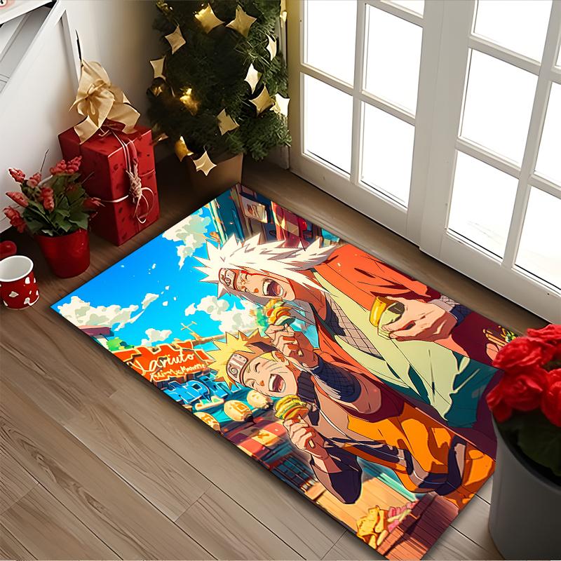 [naruto Printed Carpet] Durable Home and Office Area Rug, Kitchen Farmhouse Decorative Floor Mat