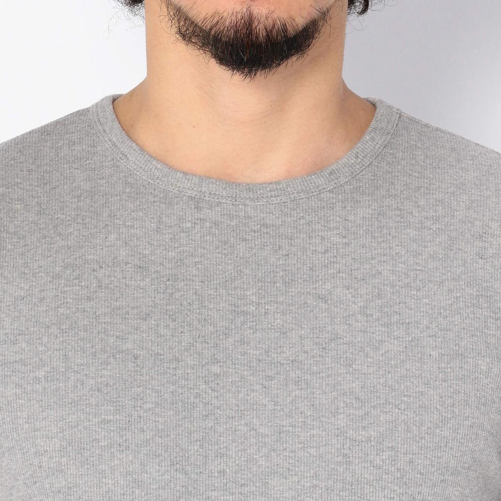 Avirex Daily Rib Crewneck Size Short Antibacterial and White Tee, Men's Large, Sleeve, Odor-Resistant, 6143502,