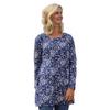 Lazy Jacks Womens/Ladies Autumn Flowers Tunic Top