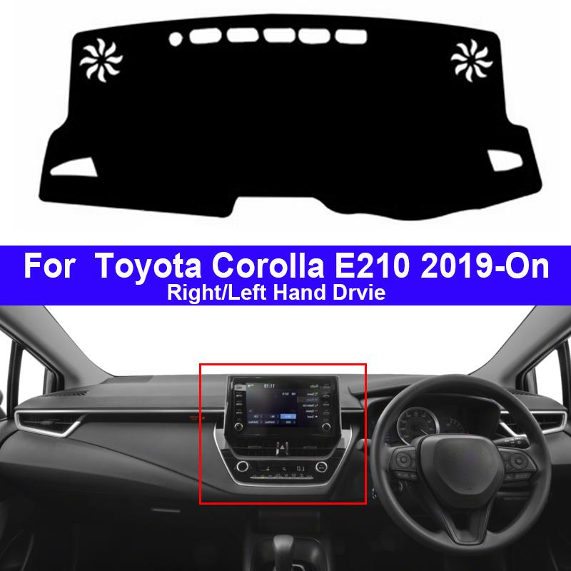 Car Dashboard Cover Dash Mat Carpet Cape For Toyota Corolla E210 2019 -On LHD RHD Auto Dashmat 2020 2026 Sunshade Anti-dirty