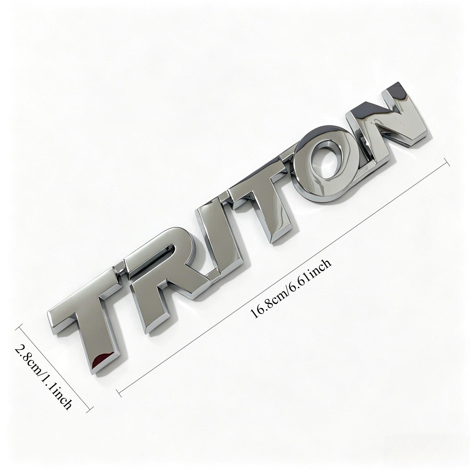 

1pcs 3D ABS Plastic Decor Letter Logo Emblem Rear Trunk Decals Sticker For Mitsubishi L200 Triton Auto Accessories