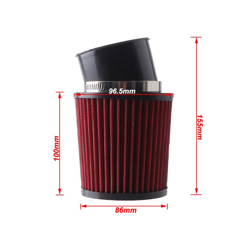 

2-7/16 62mm Air Filter For Predator 212cc GX160 GX200 Go Kart Mini Bike Motorcycle Accessories червоний
