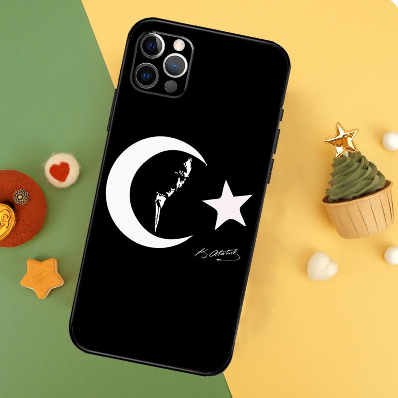 Mustafa Kemal Ataturk Cover For iPhone 16 15 14 13 12 11 Pro Max Plus Mini 7 8 X XS Max XR Phone Case