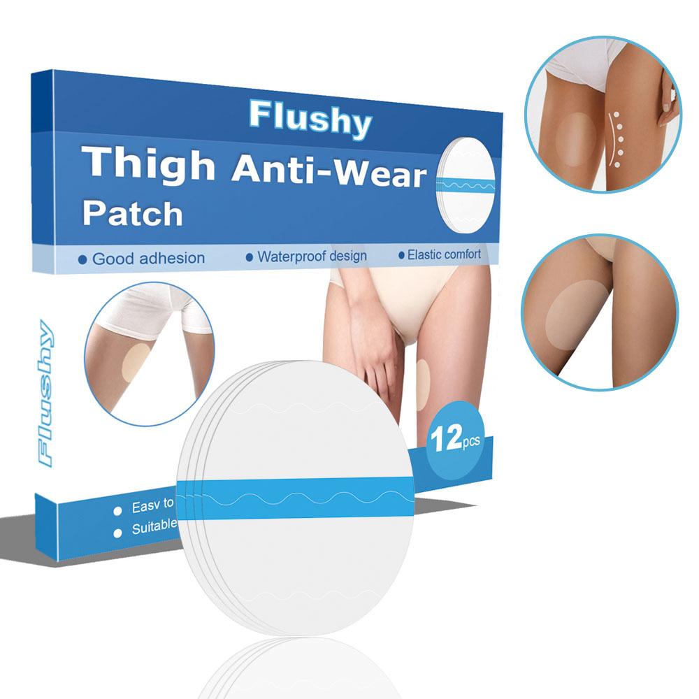 Women's inner thigh spandex patch invisible body pad wear-resistant elastic bandage tight pants without coating bandage