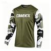 Daily Casual Long-Sleeve T-Shirt Round Neck Solid Body Camouflage Sleeves Fashion For Daily & Sports Use