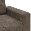 3 Seater Sofa Dark Grey 220 Cm Artificial Leather