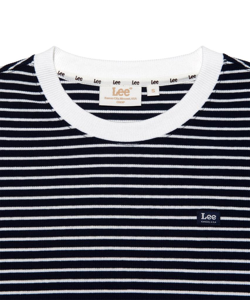 LEE Women'S Striped Long Sleeve T-Shirt Navy