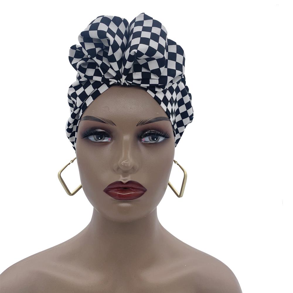 New Floral Printed Bohemian Women Turban Cap Ladies Headwrap Beanies Muslim Headscarf Bonnet Female Head Wraps Turbante Mujer