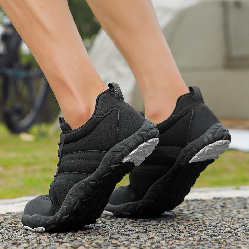 Breathable Training Sneakers Men Women Elastic Fitness Shoes Non-slip Gym Sports Shoes Outdoor Walking Shoes Hiking Trekking Camping