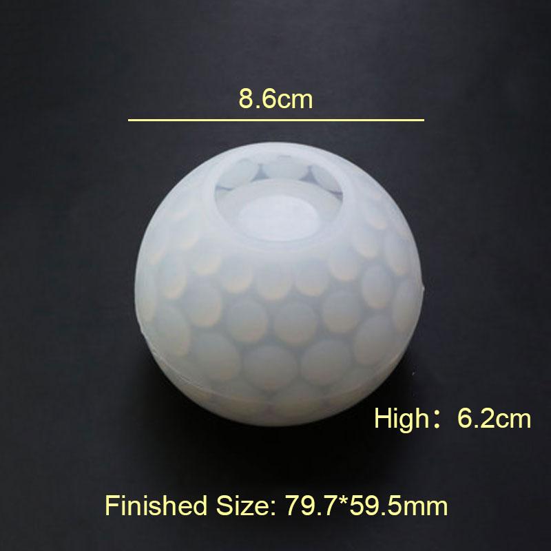 For Fun DIY Silicone Mold for Epoxy Resin Candle Holder Aromatherapy Candle Molds Clay Plaster Mould Drop Glue Mold
