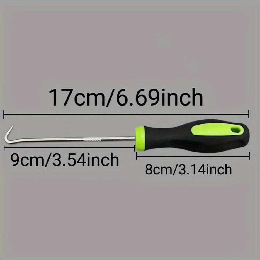 

U-Shaped Ground Nail Remover Hook for Garden Cracks and Paving Gaps - Metal Material 17cm зелёный