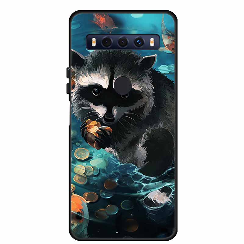 For TCL 10 SE Case 10SE Coque Black TPU Silicone Soft Back Cover Cases For TCL 10 SE Phone Case 6.52" Funda Bag Protective Shell