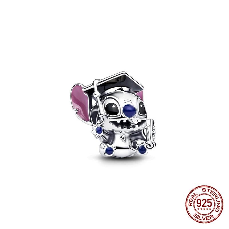 New  Mickey Minnie Beaded Marvel Lron Man Charms Plata De Leyoriginales Fit Bracelet Diy Jewelry Making Women'S Gift