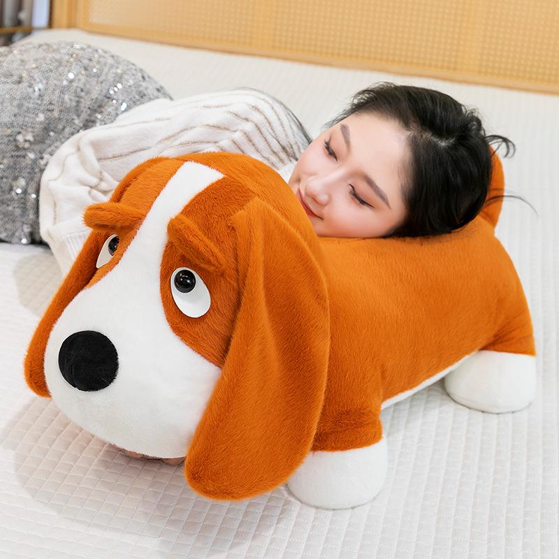 Cute Fun Beagle Dog Plush Doll Doll Creative Dachshund Dog Doll Sleeping Leg Pillow