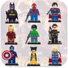 Superhero Building Blocks Toy Set With Iron Man Captain America Wolverine Spider-man And More!
