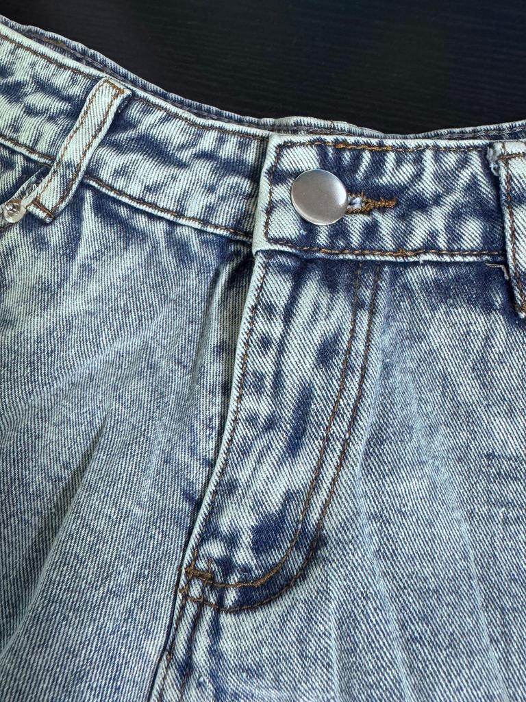 Shorts en jean déchirés taille haute à franges pour femmes style européen et américain 2024