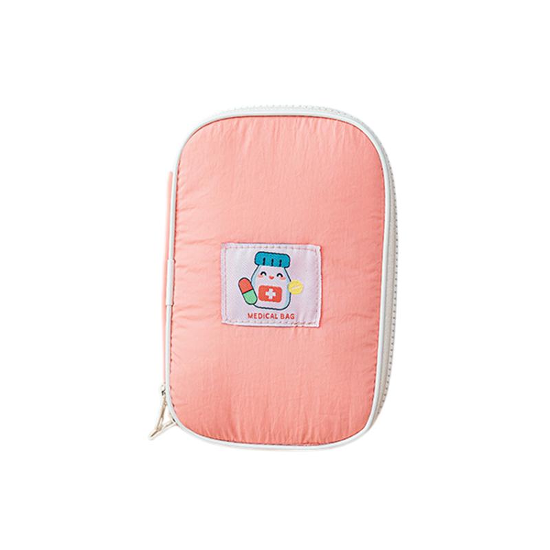 

Portable Medical Bag Medicine Storage Bag Small Medical Bag For Going Out Travel Storage First Aid Kit рожевий