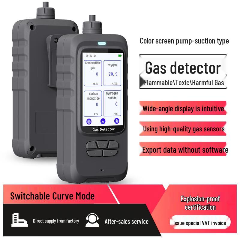 Aidex Portable 4-in-1 Multi-Gas Detector (LEL, O2, CO, H2S) (CN version)