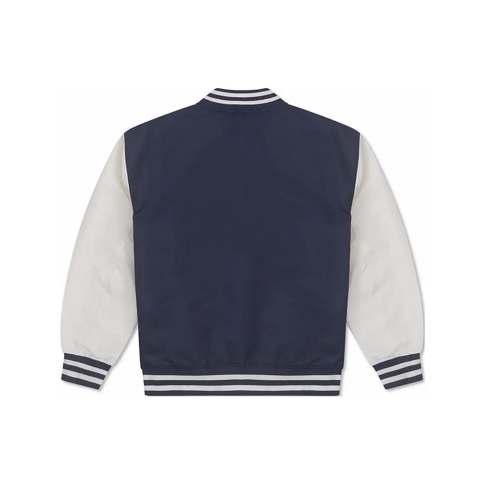 Converse Baseball Jacket Unisex Marine Blue (Unisex) Baseball Jackets 10026912 A03