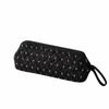 Gifts Bowknot Hair Dryer Storage Bag Quilted Texture Wide Opening Cosmetic Bag Hair Tool Storage Bathroom Organization