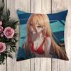 Anime Pillow Chainsaw Man Decorative Pillowcases  Sofa Cushions Cushion Cover  Pilow Cases Throw Pillows Fall Decor